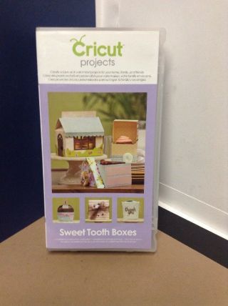 Cricut Cartridge - Sweet Tooth Boxes Project Cartridge - Gently - Complete