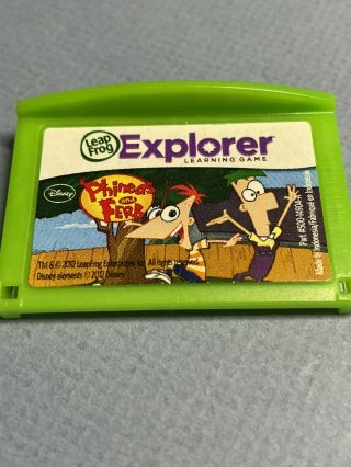 Leapfrog Leappad Leapster Explorer Game Cartridge — Disney’s Phineas & Ferb