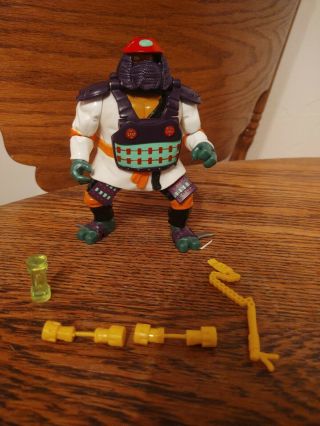 Tmnt 1993 Night Ninja Mike 100 Complete (yellow Weapon/red&green Circles Variant