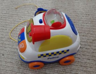 Pull Along V - Tech Musical Talking Learning Police Car Toy With Light