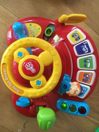 Vtech 166603 Tiny Tot Driver Toddler Interactive Toy - Multicoloured