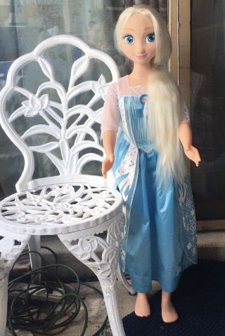 Disney Frozen Elsa Doll (38”) Shoeless