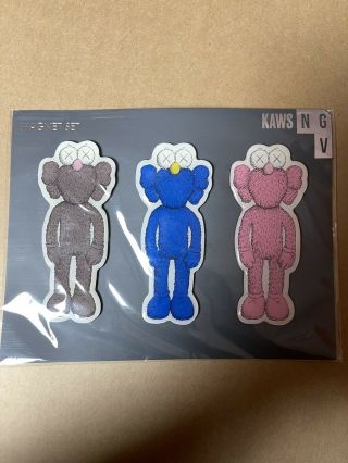 Kaws Bff Magnet Set Of 3 Ngv - Limited - Ships Quick