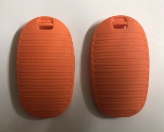 Vtech Kidizoom Duo Digital Camera 5.  0 Blue Battery Covers Flaps (orange) L & R