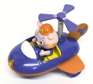 2009 Pbs Learning Curve Why Flyers Alpha Pig Helicopter Purple Orange