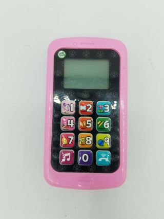 Leapfrog Chat And Count Scout Play Pink Electronic Toy Cell Phone Learning
