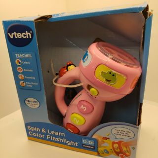 Pre - Owned Vtech Spin And Learn Color Flashlight,  Pink