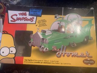 The Simpsons - The Homer Car 2003 Snap Together Model Kit By Polar Lights