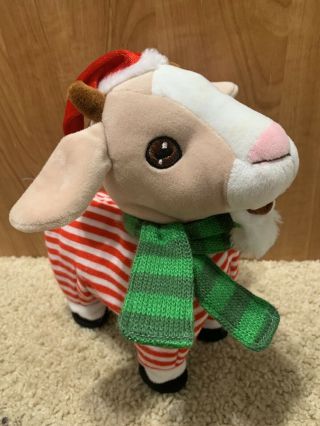 Gemmy Christmas Screaming Hoping Musical Baby Goat Sings " Chestnuts Roasting "