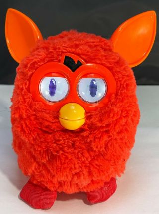 Furby Boom Hasbro Orange Phoenix Red 2012 Talking Interactive Pet Toy