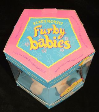 1999 Furby Babies Pink Yellow Hair 70 - 940 Tiger Electronics 3