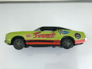 TPS FULLY TIN FORD MUSTANG MACH 1 THE SWINGER W/BOX & FULLY T.  P.  S. 5