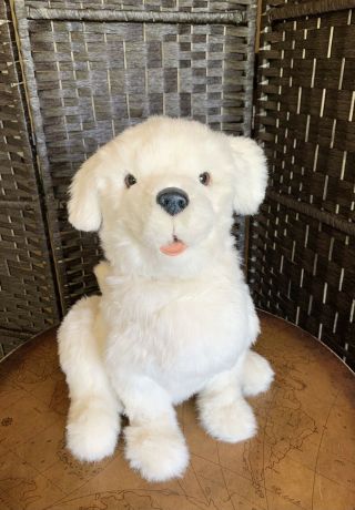 Furreal Friends Cookie Interactive White Puppy Dog Plush Hasbro 2010