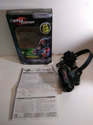 Spin Master Spy Gear Ultimate Night Vision Goggles And Instructions