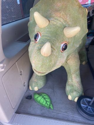 Playskool Kota My Triceratops Dinosaur Animatronic Life - Sized 3ft Tall Ride On