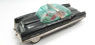 Tin Toy Yonezawa Friction Lincoln Xl - 500 Sundeck Convertible In Black