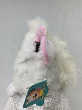 Vintage 1999 Furby Babies All White With Pink Ears And Blue Eyes 2
