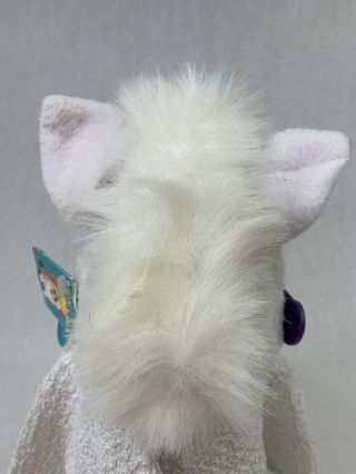 Vintage 1999 Furby Babies All White With Pink Ears And Blue Eyes 3