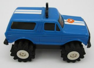 Vtg Schaper Stomper Blue Ford Bronco Truck 4x4 Toy Read
