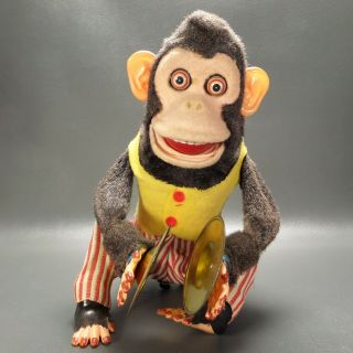 Vintage Jolly Chimp Clapping Monkey Japan Not