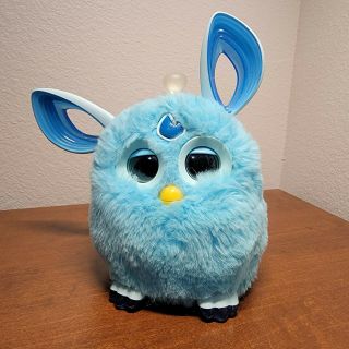 2016 Hasbro Teal Blue Ineractive Furby Connect With Bluetooth And Lcd Eyes
