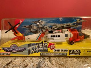 Coast Guard Flying Force Helicopter Toy 2000 Perfectly Model 05154