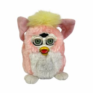 Furby Babies 1999 Pink,  White,  Yellow Green Eyes Not Working/for Repair