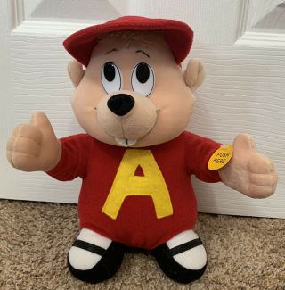 Gemmy Alvin & The Chipmunks Animated Singing Dancing Christmas Plush Stuffed Toy