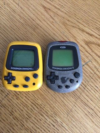 Pokemon Pikachu 1 And 2 Gs Virtual Pet Nintendo