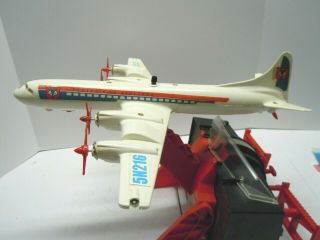 1950 ' s Remco Battery Op Flying Fox Plane,  Console,  Box,  & Paper Work.  A, . 4