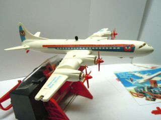 1950 ' s Remco Battery Op Flying Fox Plane,  Console,  Box,  & Paper Work.  A, . 5
