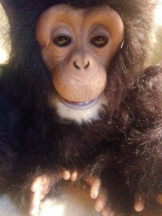 Furreal Friends 2005 Cuddle Chimp Chimpanzee Interactive Plush Monkey -