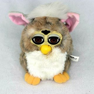 Vintage 1998 Electronic Model 70 - 800 Furby Grey - Grey Eyes - And