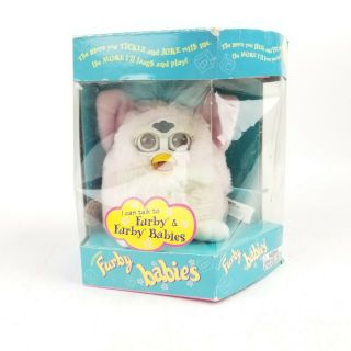Furby Babies White With Pink Ears 70 - 940 Tags Box