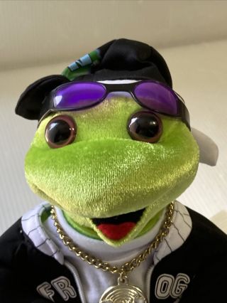 Gemmy Frogz Rock It Rap It Ribbit Hip Hop Frog Plush In Da Club 50 Cent 3