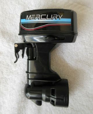 Vintage Plastic Toy Mercury Outboard Motor 5 " Rare W/propeller Guard Great Cond
