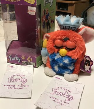Furby Statue Of Liberty 1999 Mdl 70 - 893 Kb Toys/special Edition W/box Ships