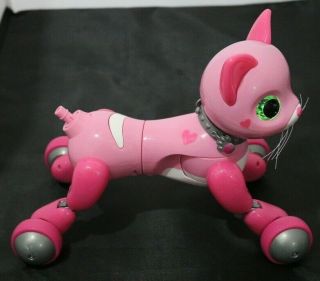 Spin Master Zoomer Kitty Interactive Robotic Pink Cat