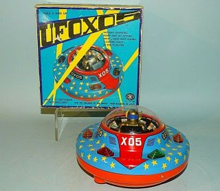 Ufo X05 Battery Toy Box Masudaya Japan