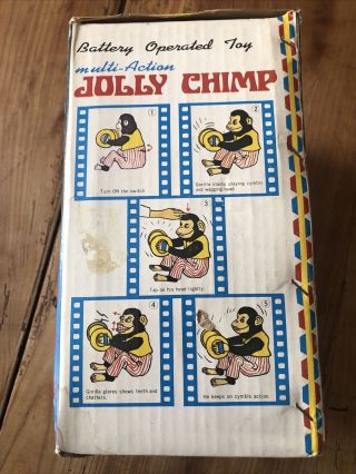 HSIN CHI TOY’S JOLLY CHIMP for DISPLAY Repair or PARTS USA 2