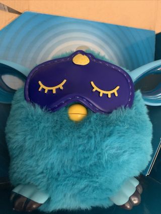Furby Connect Hasbro Teal Blue 2016 W/box & Mask Bluetooth