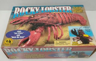 Gemmy Rocky The Singing Lobster Motion Box No A/c Adapte