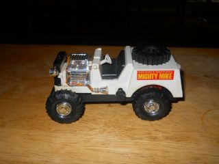 Remco Mighty Mike,  Jeep With Trailer,  Tow Bed,  Camper And Track.  Jeep Is