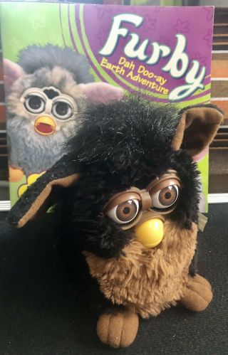 Tiger 1999 Furby Brown Black Brown Eyes -,  Softcover Book