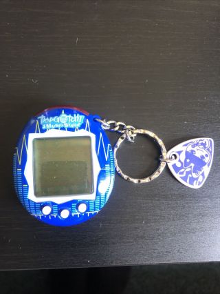 Bandai Tamagotchi V6 Music Star Tested/works Blue Eq With Character Charm