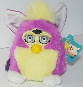 Furby Baby 1999 Gray Eyes Great Generation 4 Vintage Tiger Electronics