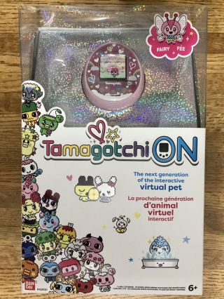Tamagotchi On Interactive Virtual Pet By Bandai Fairy Fee Pink “new”