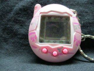 Tomagotchi Connection Vintage Bandai Virtual Pet Pink Ribbons 1 Owner Since
