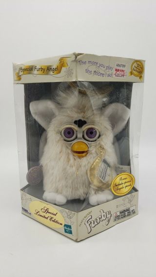 Furby Angel Limited Edition Tiger Electronics 2000 Angelic Speech Rare