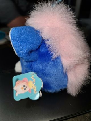 Vintage 1999 FURBY Babies Blue and Pink w/ Brown Eyes With Tag 70 - 940 3